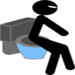 Toilet flush for PC Toilet flush for PC