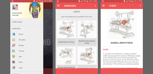 Gym Guider Offline PC screenshot