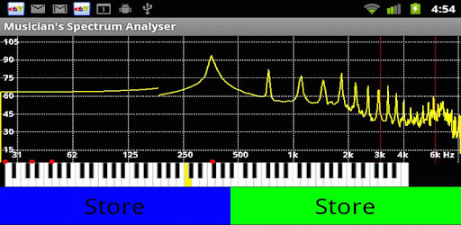 Musician's Spectrum Analyser PC screenshot Musician's Spectrum Analyser PC screenshot