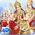 4D Maa Durga Live Wallpaper icon