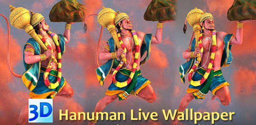 3D Hanuman Live Wallpaper PC screenshot