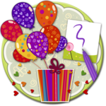 Create Birthday greeting cards icon
