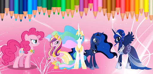 Colorings Little Pony PC screenshot Colorings Little Pony PC screenshot