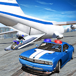 US Police Plane Transporter Game 2019 icon