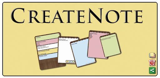 CreateNote: Notes, Alarm, Colors, Text to Speech PC screenshot