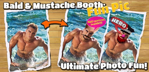 Bald & Mustache Booth Fun Pic PC screenshot Bald & Mustache Booth Fun Pic PC screenshot