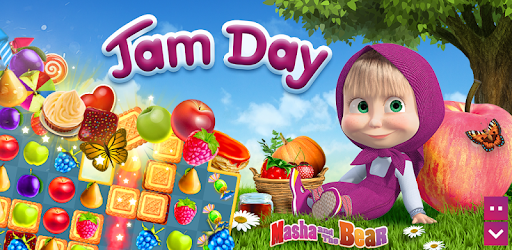 Masha and The Bear Jam Day Match 3 games for kids PC screenshot Masha and The Bear Jam Day Match 3 games for kids PC screenshot