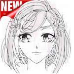 how to draw cool anime girl icon