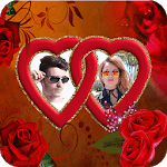Rose Day Dual Photo Frame icon