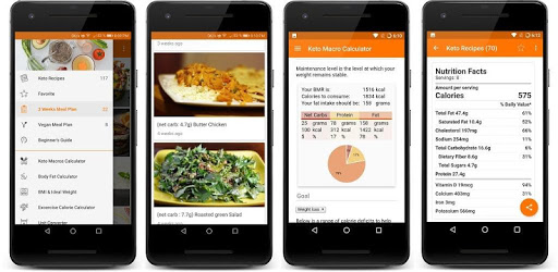 Keto Diet Recipes - Macros Calculator - Meal Plan PC screenshot Keto Diet Recipes - Macros Calculator - Meal Plan PC screenshot