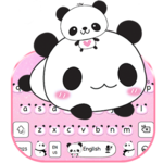 Pink panda Keyboard Theme for PC Pink panda Keyboard Theme for PC
