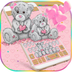 Cute Teddy Bear Keyboard Theme for PC
