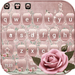 Rose Gold Theme for Keyboard Pink Gold Flower for PC Rose Gold Theme for Keyboard Pink Gold Flower for PC
