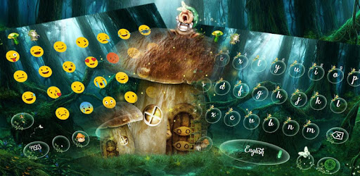 Fairy forest Keyboard theme PC screenshot Fairy forest Keyboard theme PC screenshot