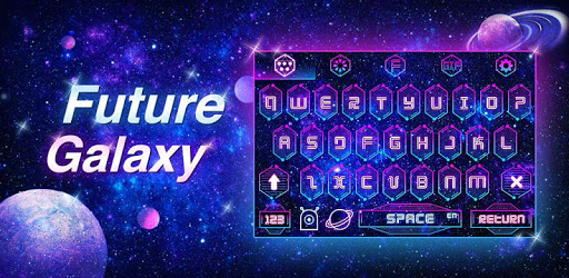 Neon Galaxy Keyboard Theme PC screenshot Neon Galaxy Keyboard Theme PC screenshot