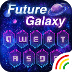 Neon Galaxy Keyboard Theme for PC Neon Galaxy Keyboard Theme for PC