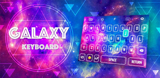 Color Keyboard Galaxy Theme PC screenshot