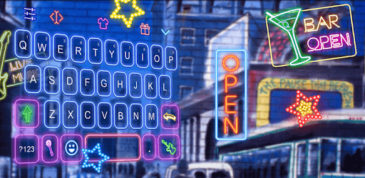 Neon Street - Emoji Keyboard, Free, Personalize PC screenshot