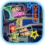 Neon Street - Emoji Keyboard, Free, Personalize for PC