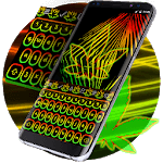Keyboard Neon Rasta for PC Keyboard Neon Rasta for PC