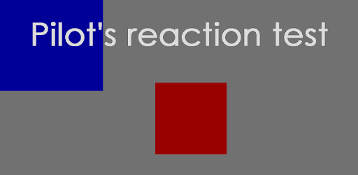 Pilot's reaction test PC screenshot