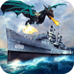 Flying Dragon Transformation Robot Battleship Game icon