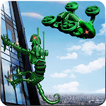 Big Lizard Russian Spy Transforming Robot Games icon