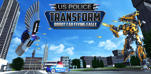 US Police Transform Robot Car Cop Eagle game PC screenshot