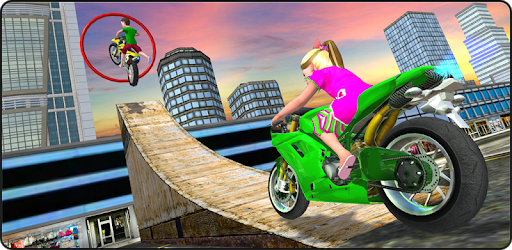 Kids Motorbike Stunts Master Roof Top Arena 2018 PC screenshot