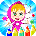 Kids Coloring Book For Maisha and Bears for PC