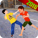 Kids Fighting Games - Gangster in Street icon