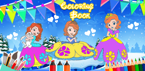 Sofia Princess Coloring Book PC screenshot