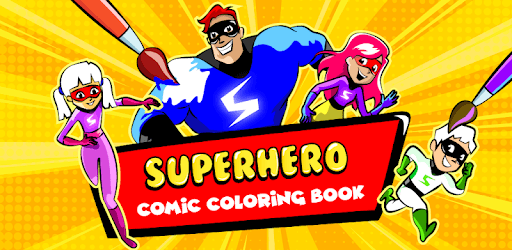 Superhero Coloring Book Game & Comics Drawing book PC screenshot Superhero Coloring Book Game & Comics Drawing book PC screenshot