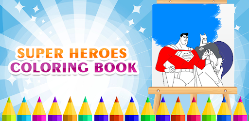 Superhero Coloring Book Games PC screenshot