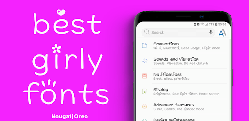 Girly Fonts for Samsung Galaxy PC screenshot