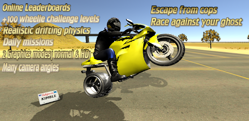 Wheelie King 3D - Realistic free  motorbike racing PC screenshot