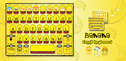 Banana Emoji Keyboard Theme Wallpaper PC screenshot
