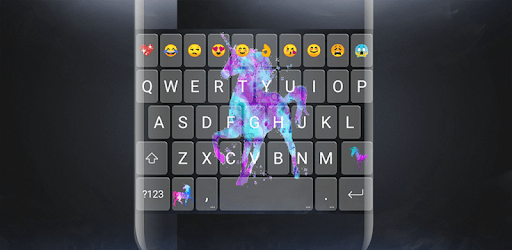 Galaxy Unicorn Emoji Gif Keyboard Wallpaper PC screenshot
