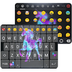 Galaxy Unicorn Emoji Gif Keyboard Wallpaper for PC