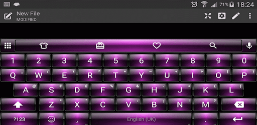 Dusk Pink Emoji Keyboard PC screenshot