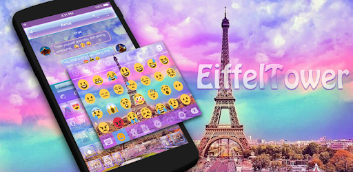 Rainbow Eiffel Tower - Emoji Keyboard PC screenshot