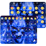 Flaming Skull Emoji Keyboard for PC