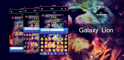 Galaxy Lion King Emoji Keyboard PC screenshot Galaxy Lion King Emoji Keyboard PC screenshot