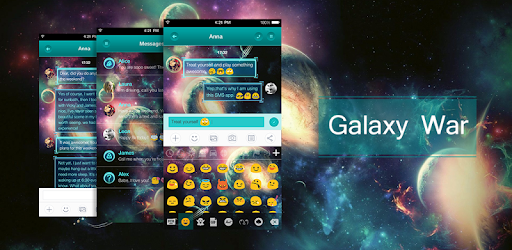 Galaxy War Messages Theme PC screenshot