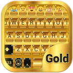 Gold Emoji Keyboard Theme icon