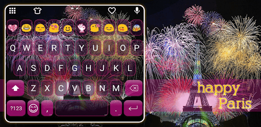 Happy Paris Emoji Keyboard PC screenshot