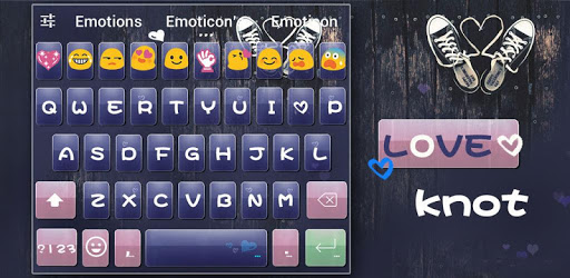 Love Knot Emoji Keyboard Skin PC screenshot