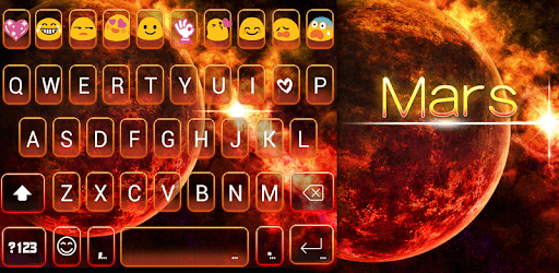Mars Love Emoji Keyboard Theme PC screenshot