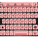 Metallic Red Emoji Keyboard for PC