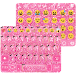 Pink Glitter Keyboard Theme for PC